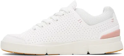 On Roger Centre Court White Woodrose Trainers In White