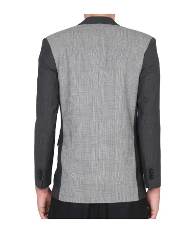 Aspesi Wool Jacket With Flap Pockets And Lapel In Black