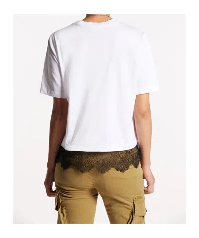 Dsquared2 Dsquared Women T-shirt With Logo In White