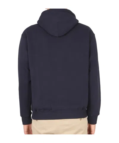 Aspesi Sweatshirt With Logo And Hood In Black