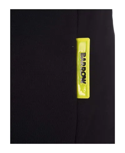 Barrow Black Mini Skirt With Drawstring In Black