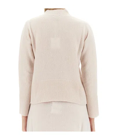 Alysi Chocolat Woman Turtleneck Light Pink Size S Virgin Wool