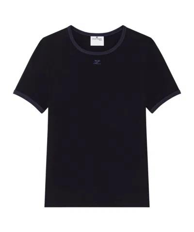 Courrèges Courreges T-shirts And Polos In Black