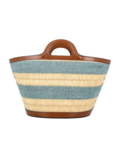Marni Women's Tropicalia Raffia-effect Small Bag In Multi