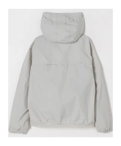 K-way Hooded Jacket In Gray