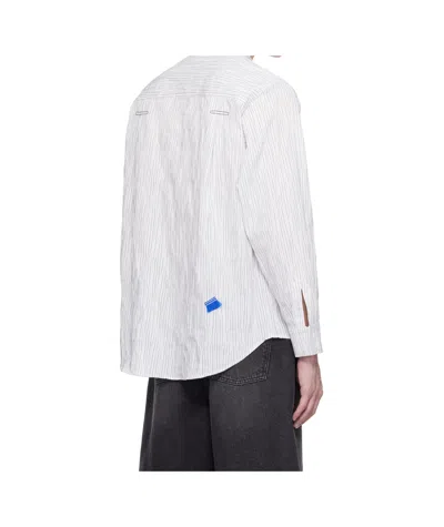 Ader Error Long Sleeve Shirt In White