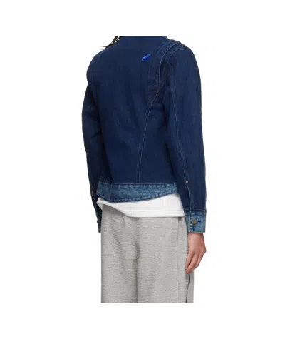 Ader Error Long Sleeve Denim Jacket In Blue