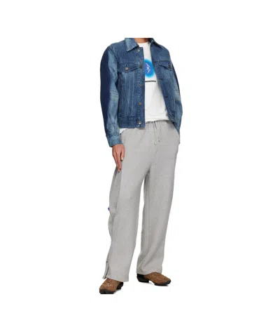 Ader Error Long Sleeve Denim Jacket In Blue