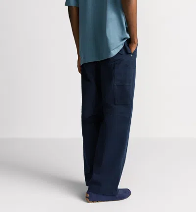 Dior Cd Icon Carpenter Jeans In Navy Blue
