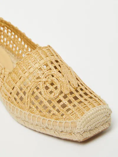 Weekend Max Mara Espadrillas Effetto Rafia In Nude