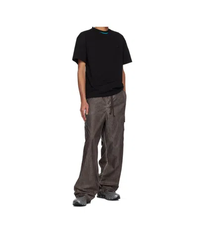 Ader Error Short-sleeved T-shirt In Black