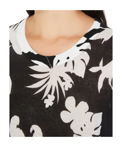 Max Mara Crew Neck Knitted Short Sleeves In Black