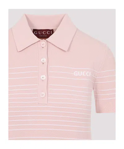 Gucci Compact Mini Polo Dress In Multicolor