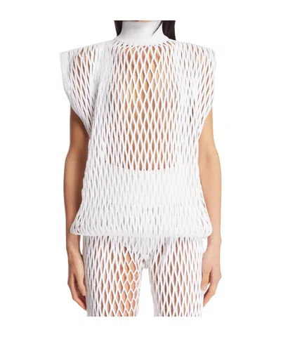 Alaïa Alaia Women Maxi Top Ss In White