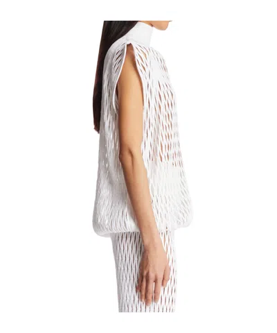 Alaïa Alaia Women Maxi Top Ss In White