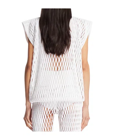 Alaïa Alaia Women Maxi Top Ss In White
