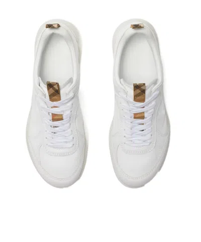 Burberry Men Matrix Sneakers In White