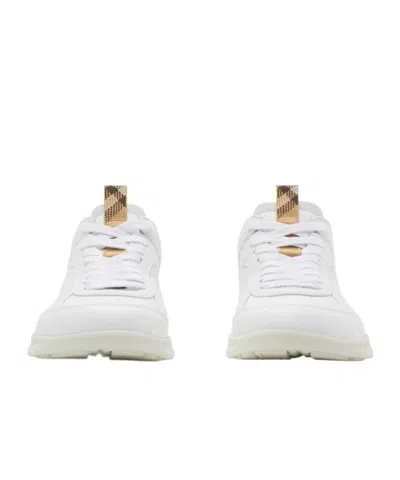 Burberry Men Matrix Sneakers In White