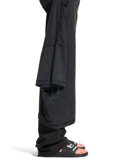 Balenciaga Rubber Slide Sandals For The Pool In Black