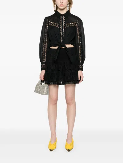 Charo Ruiz Devi Blouse In Black