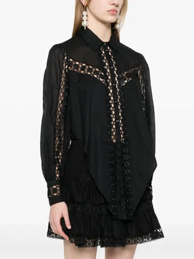Charo Ruiz Devi Blouse In Black