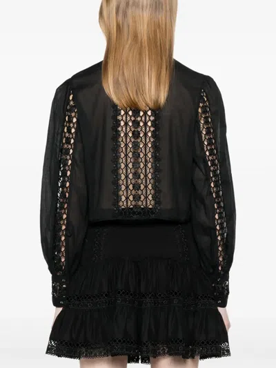 Charo Ruiz Devi Blouse In Black
