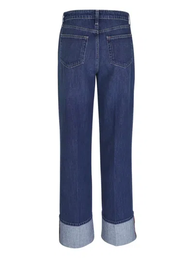 L'agence Miley Ultra High Rise Wide-leg Cuffed Jeans In Lampson