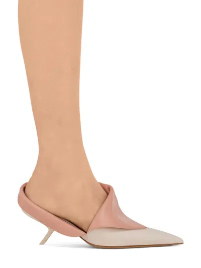 Ferragamo Eva Pointed-toe Mules In Pink