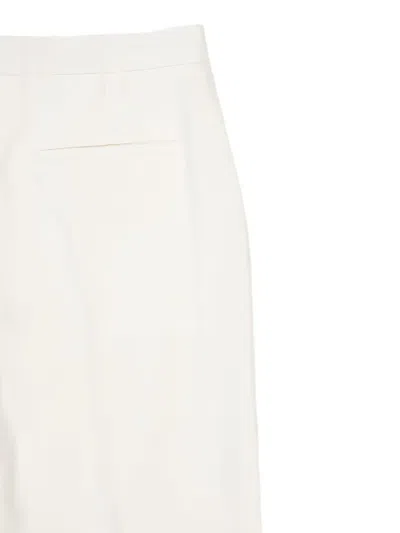 Givenchy Pantalon De Costume Évasé En Laine Et Mohair In White