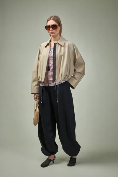 Jean Paul Gaultier Cotton Ribbed Tank Top Printed ''trompe L'ceil Corset'' In Pink & Purple