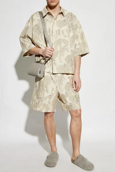 Jacquemus Aloe Bermuda Shorts In Beige