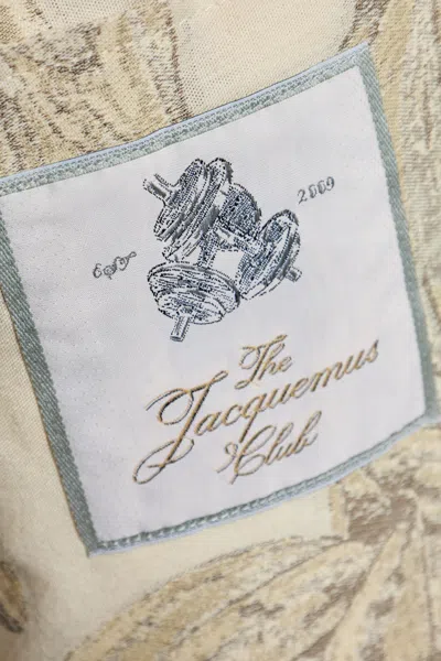 Jacquemus Aloe Bermuda Shorts In Beige