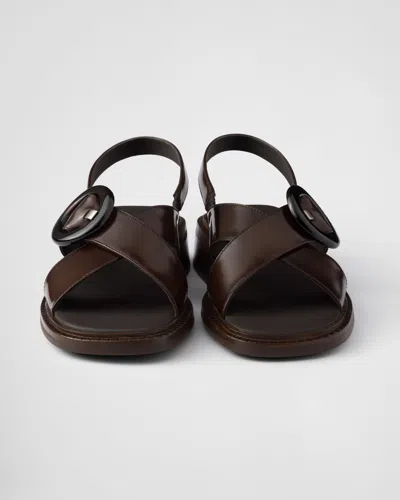 Prada Le Tanneur Handbags In Gray