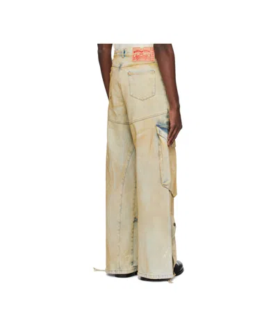 Egonlab Beige Cargo Jeans In Neutral