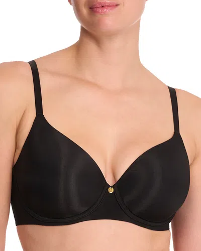 Natori Cloud Comfort Back Smoothing T-shirt Bra Black In Black
