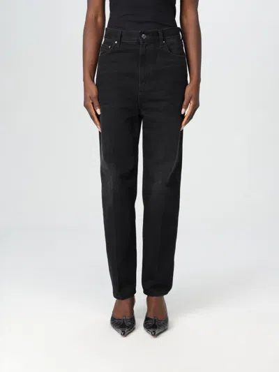 Totême Toteme Main Wide Leg Denim Jeans In Black