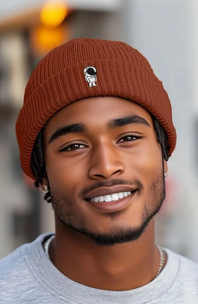 Dalix Astronaut Watch Cap In Rust