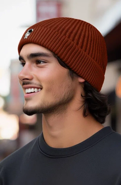 Dalix Astronaut Watch Cap In Rust