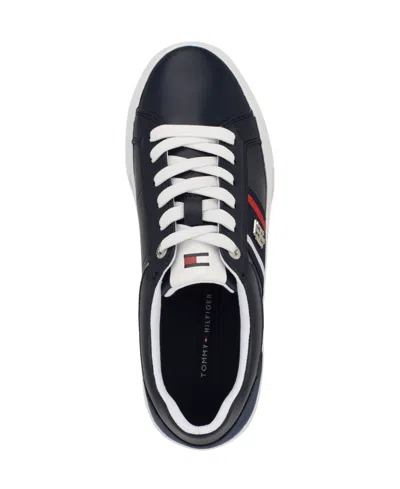 Tommy Hilfiger Banner Stripe Cupsole Sneaker In Blue