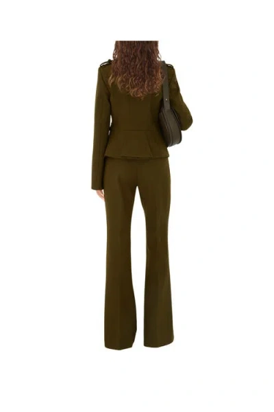 Burberry Wool-blended Fine Tailored Trousers In Furrow