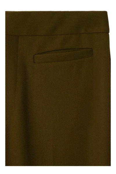 Burberry Wool-blended Fine Tailored Trousers In Furrow