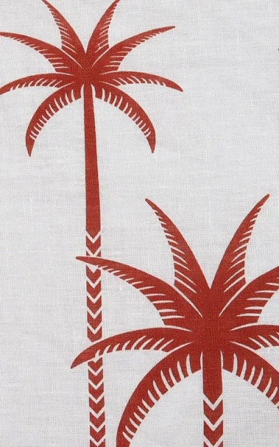 La Doublej Placemat Set Of 2 In Date Palms Placemat Mattone