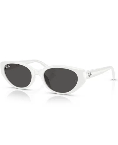 Ray Ban Unisex Large Sunglasses, Rb4457d In White