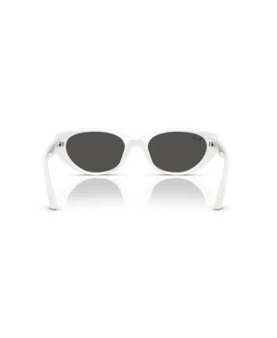 Ray Ban Unisex Large Sunglasses, Rb4457d In White