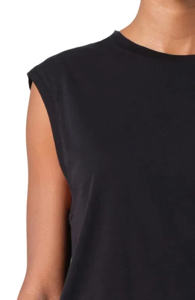 Agolde Parker Vintage Cut Off Short In Swapmeet In Black