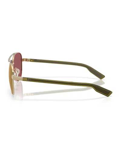 Costa Del Mar Loreto 56mm Polarized Aviator Sunglasses In Gold