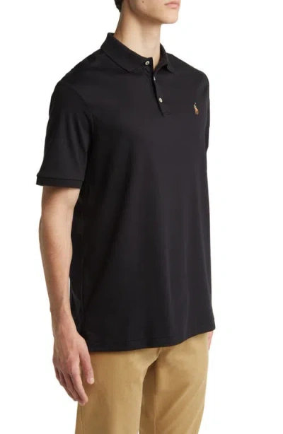 Polo Ralph Lauren Men's Slim Fit Short Sleeve Polo Shirt In Polo Black