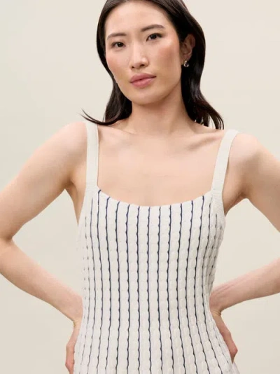 Rebecca Taylor Dorothy Knit Mini Dress In Ivory In Neutral