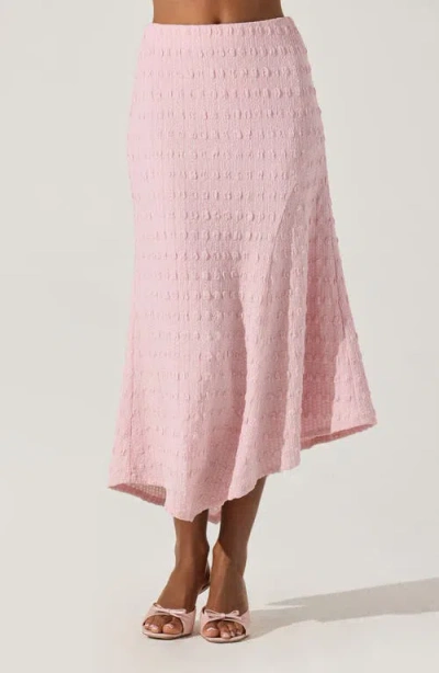Astr The Label Smock Asymmetric Skirt In Pink