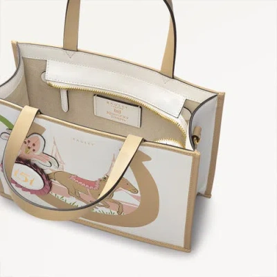 Radley Kentucky Derby Spring 2025 Small Open Top Satchel Bag In Chalk